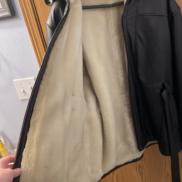 Wilsons Leather leather jacket with faux fur lining - Picture 6 of 12